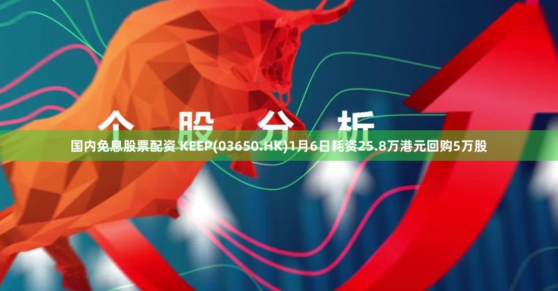 国内免息股票配资 KEEP(03650.HK)1月6日耗资25.8万港元回购5万股